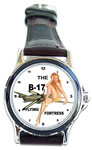 B-17 Flying Fortress Pinup Wrist Watch